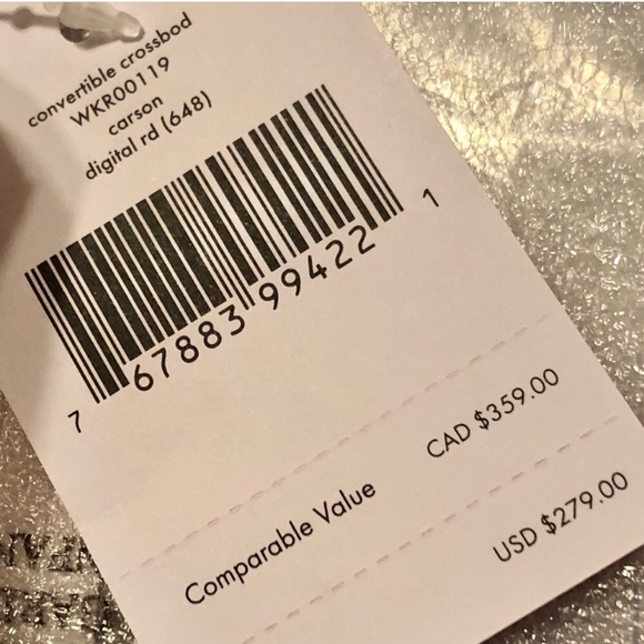 Purse: NEW Kate Spade Carson Convertible Crossbody, Red ๐ Bundle Me! - Picture 8 of 9